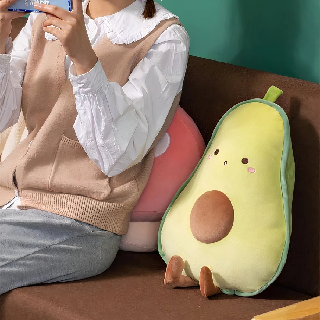 Poupée En Peluche Fruit En Forme D’avocat 4 Poupée En Peluche Fruit En Forme D’avocat – Image 2