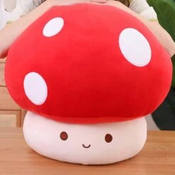 Peluche Tête De Champignon Rouge -Ma Pleuche Soldes 100879 d3b9b0