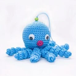 Peluche Poulpe Bleue Douce Tressée Pour Enfant -Ma Pleuche Soldes 1052 6c0a2d