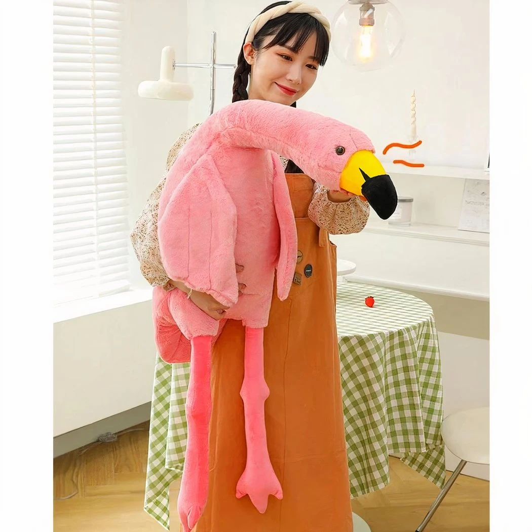 Peluche Géante Flamant Rose Ou Blanc 7 Peluche Géante Flamant Rose Ou Blanc – Image 5