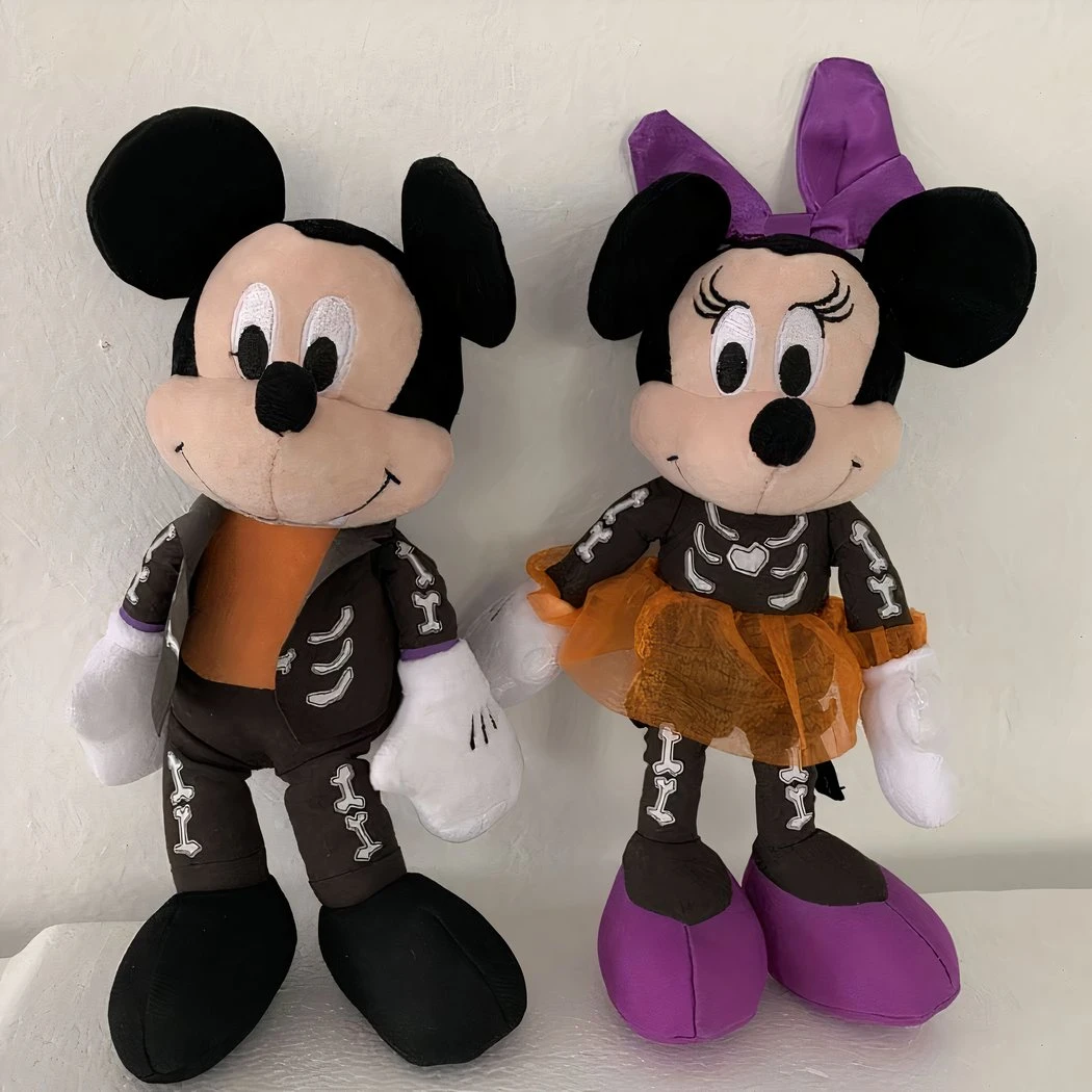 2 Peluches Mickey Et Minnie Halloween 4 2 Peluches Mickey Et Minnie Halloween – Image 2