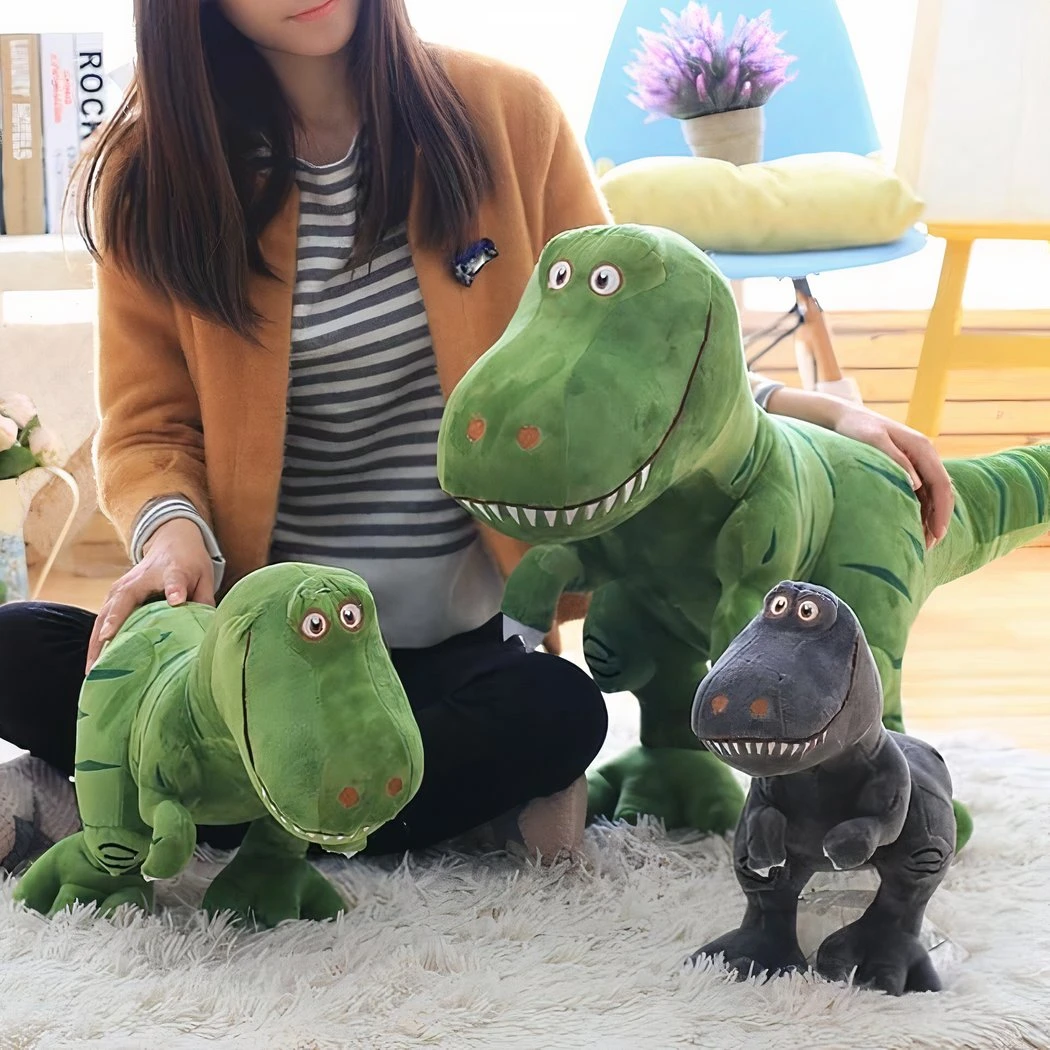 Peluche Tyrannosaure Adorable Verte 4 Peluche Tyrannosaure Adorable Verte – Image 2