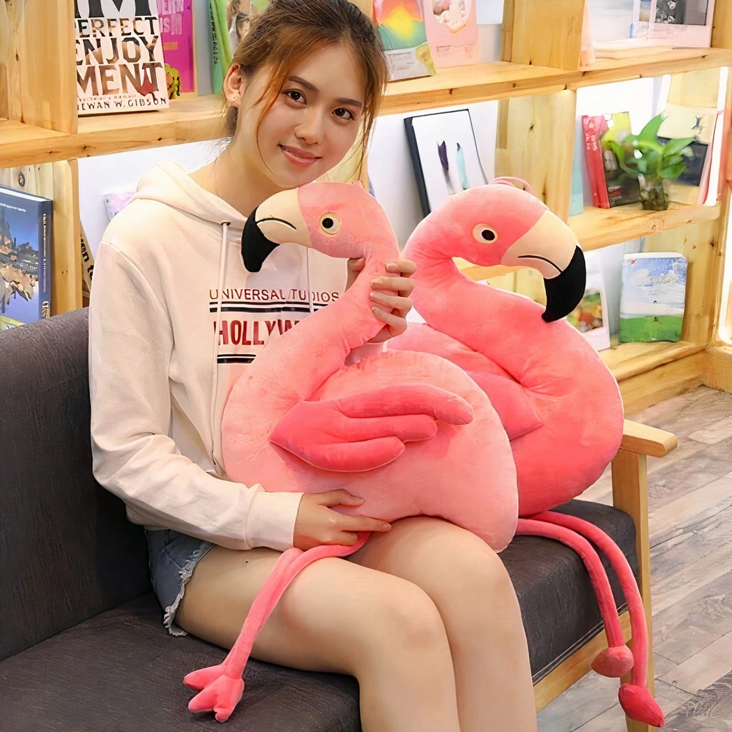 Peluche Géante Flamant Rose 4 Peluche Géante Flamant Rose – Image 2