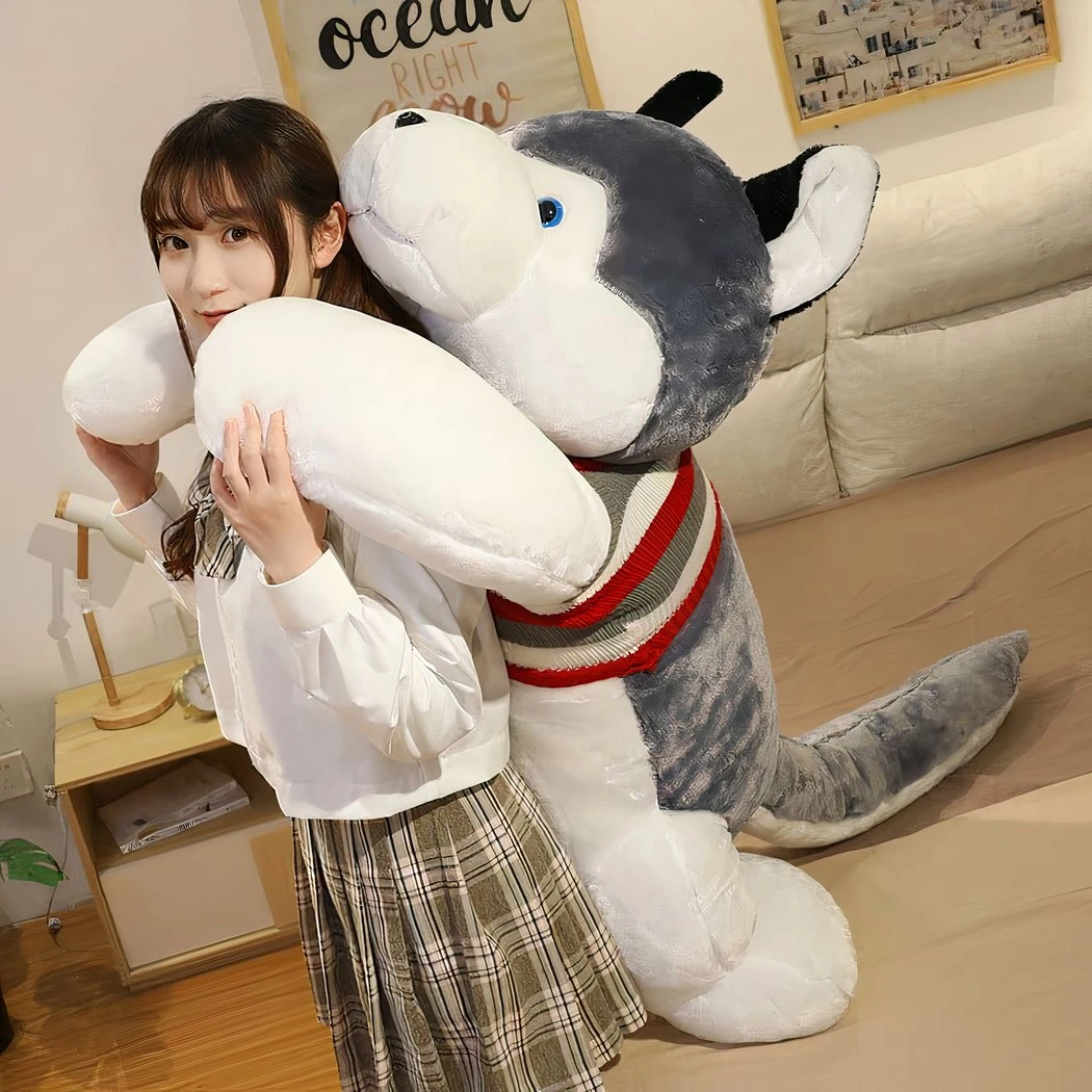 Peluche Chien Husky Géant 5 Peluche Chien Husky Géant – Image 3