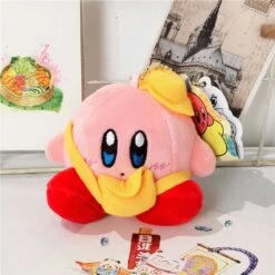 Peluche Kirby Avec Casquette Jaune 5 Peluche Kirby Avec Casquette Jaune -Ma Pleuche Soldes 45560 cjdkua