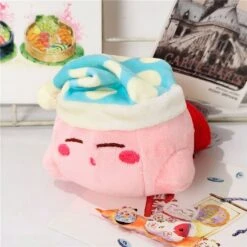 Peluche Kirby Avec Bonnet De Nuit Bleu 6 Peluche Kirby Avec Bonnet De Nuit Bleu -Ma Pleuche Soldes 45560 pxsnfx