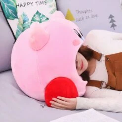 Peluche Kirby à Grosse Bouche Ouverte -Ma Pleuche Soldes 45642 hdvh9m