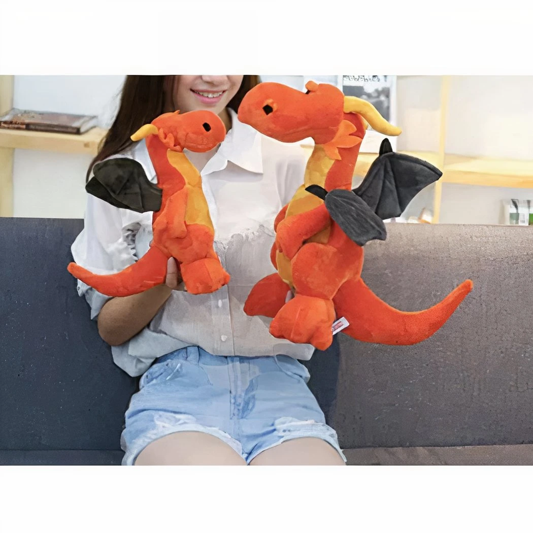 Peluche Dragon Rouge 4 Peluche Dragon Rouge – Image 2