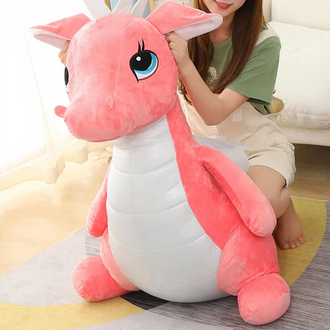 Peluche Dragon Mignon Rose 6 Peluche Dragon Mignon Rose – Image 4