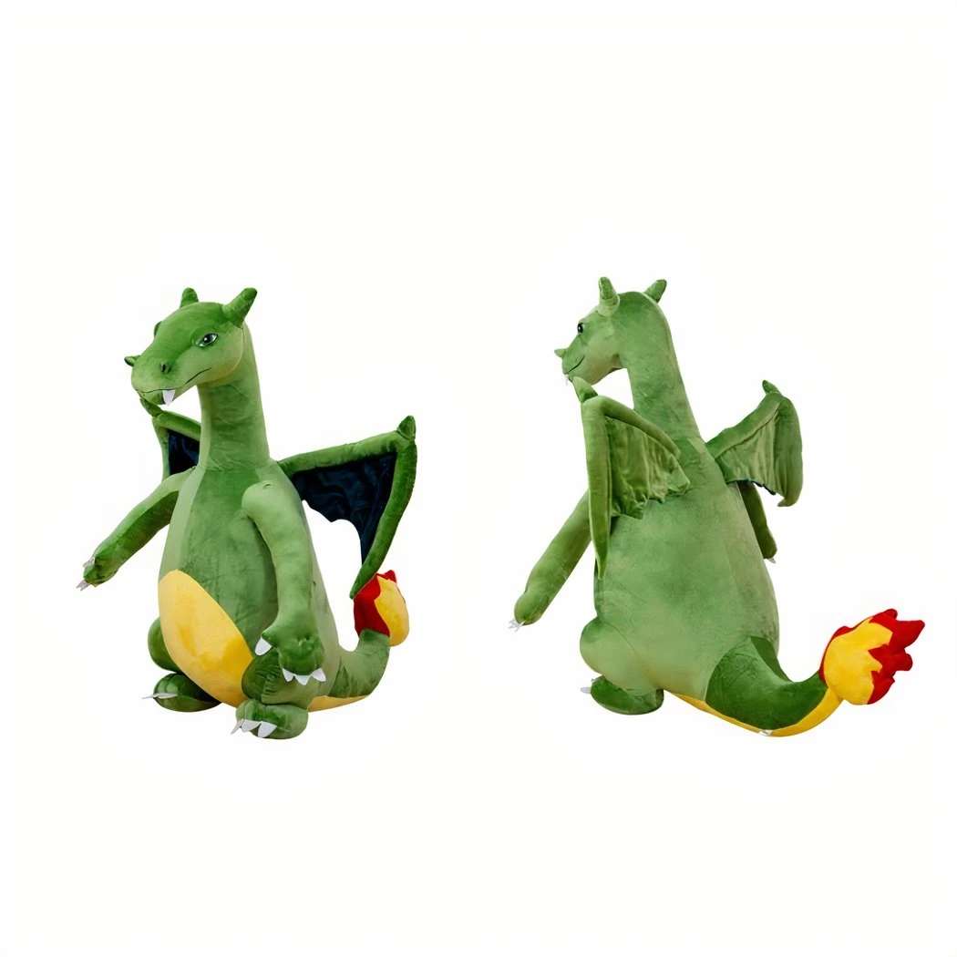 Peluche Dragon Vert Géant 6 Peluche Dragon Vert Géant – Image 4