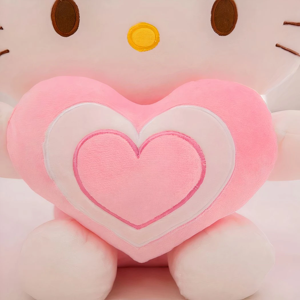 Peluche Hello Kitty Avec Un Cœur 3 Peluche Hello Kitty Avec Un Cœur – Image 2