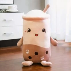 Oreiller En Peluche Thé Matcha Bubble Tea -Ma Pleuche Soldes 99912 mpydtb