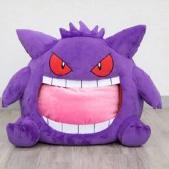 Peluche Ectoplasma GEANTE Qui Tire La Langue -Ma Pleuche Soldes Grande tamanho pokemon gengar nap resto cobertor de brinquedo pelucia boneca japao anime personagem dos desenhos animado 2