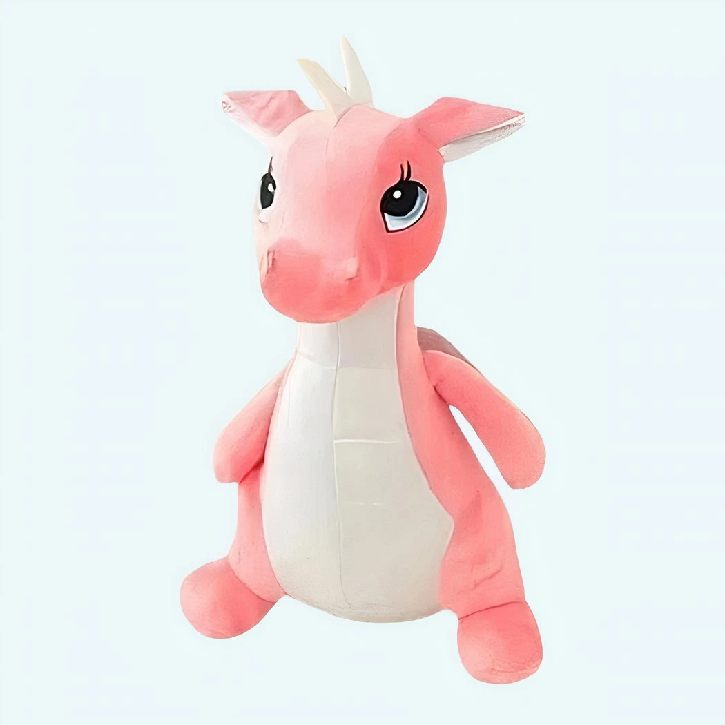 Peluche Dragon Mignon Rose 3 Peluche Dragon Mignon Rose