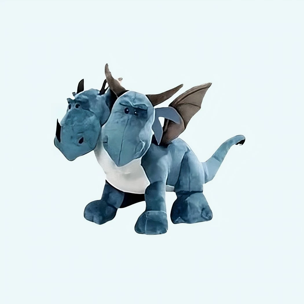 Peluche Dragon à Deux Têtes 3 Peluche Dragon à Deux Têtes