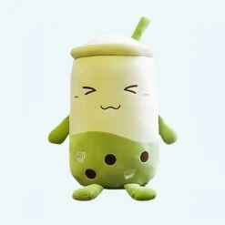 Oreiller En Peluche Thé Matcha Bubble Tea