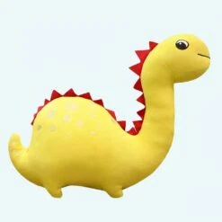 Peluche Dinosaure Rigolote Jaune