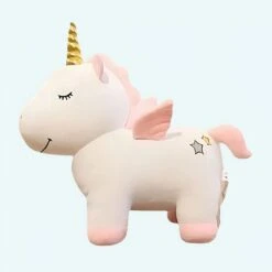 Peluche Licorne Blanche