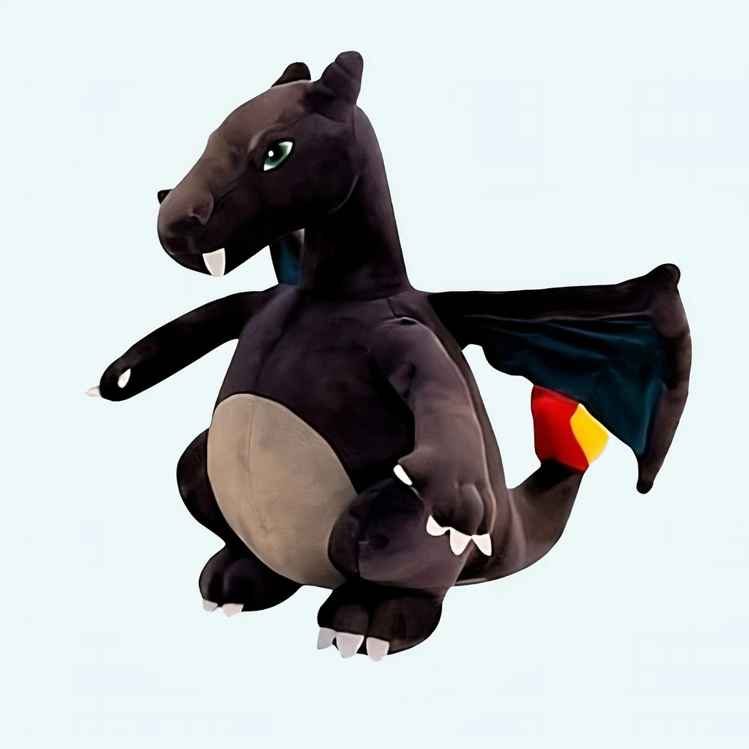 Peluche Grand Dragon Noir 3 Peluche Grand Dragon Noir