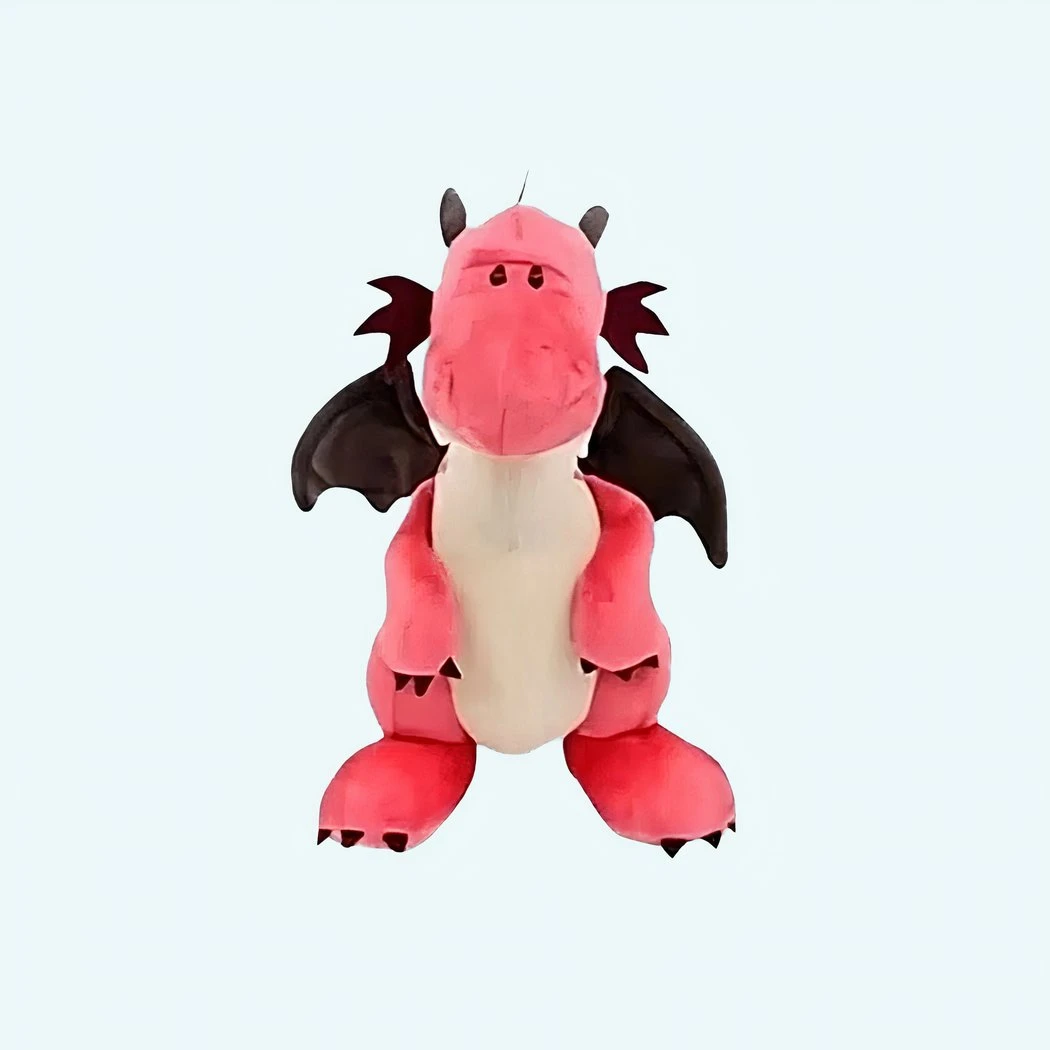 Peluche Dragon Rose 3 Peluche Dragon Rose