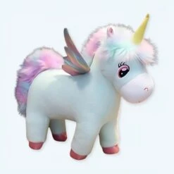 Peluche Licorne Bleue Trop Mignonne