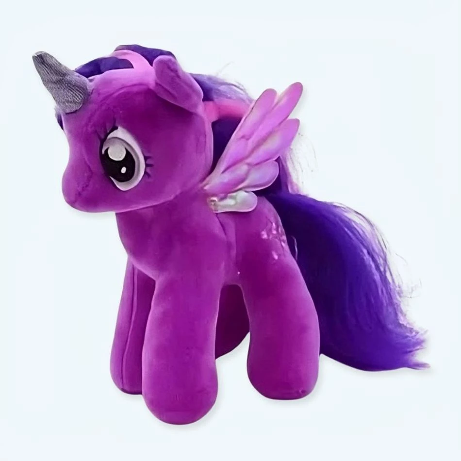 Peluche Poupée Licorne Violette 3 Peluche Poupée Licorne Violette