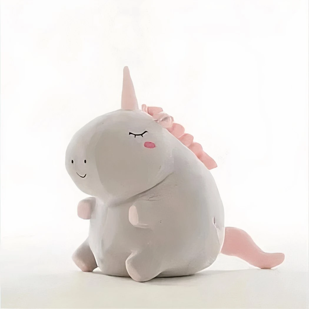 Peluche Licorne Super Douce Grise 6 Peluche Licorne Super Douce Grise â Image 4