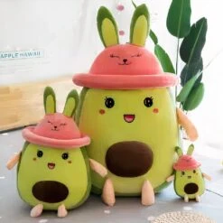 Peluche Avocat Mignon Avec Chapeau -Ma Pleuche Soldes IMG Coussin en peluche avocat mignon de dessin anime