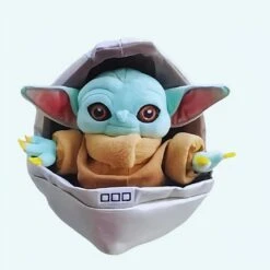 Peluche Baby Yoda Dans Son Berceau