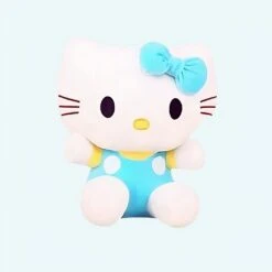 Peluche Hello Kitty Bleu