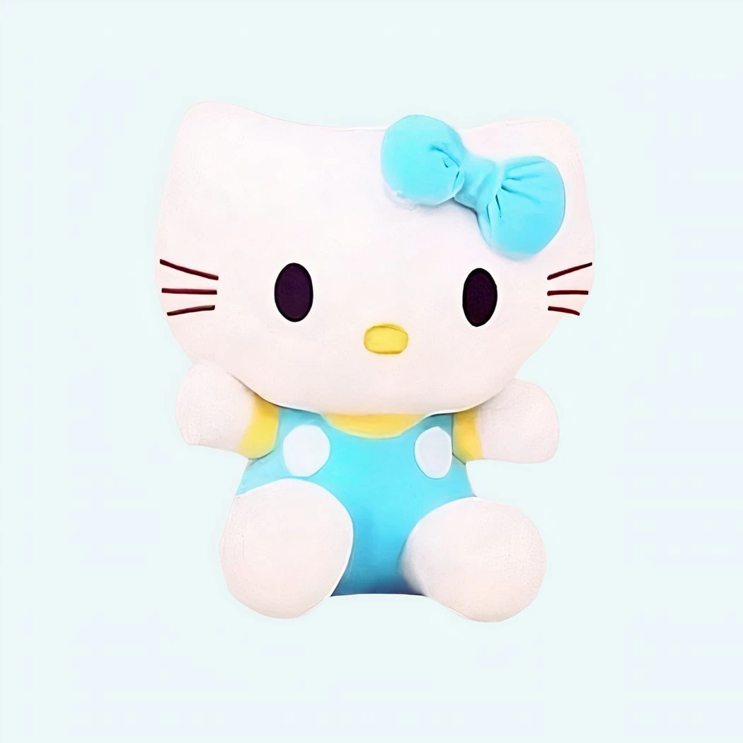 Peluche Hello Kitty Bleu 3 Peluche Hello Kitty Bleu