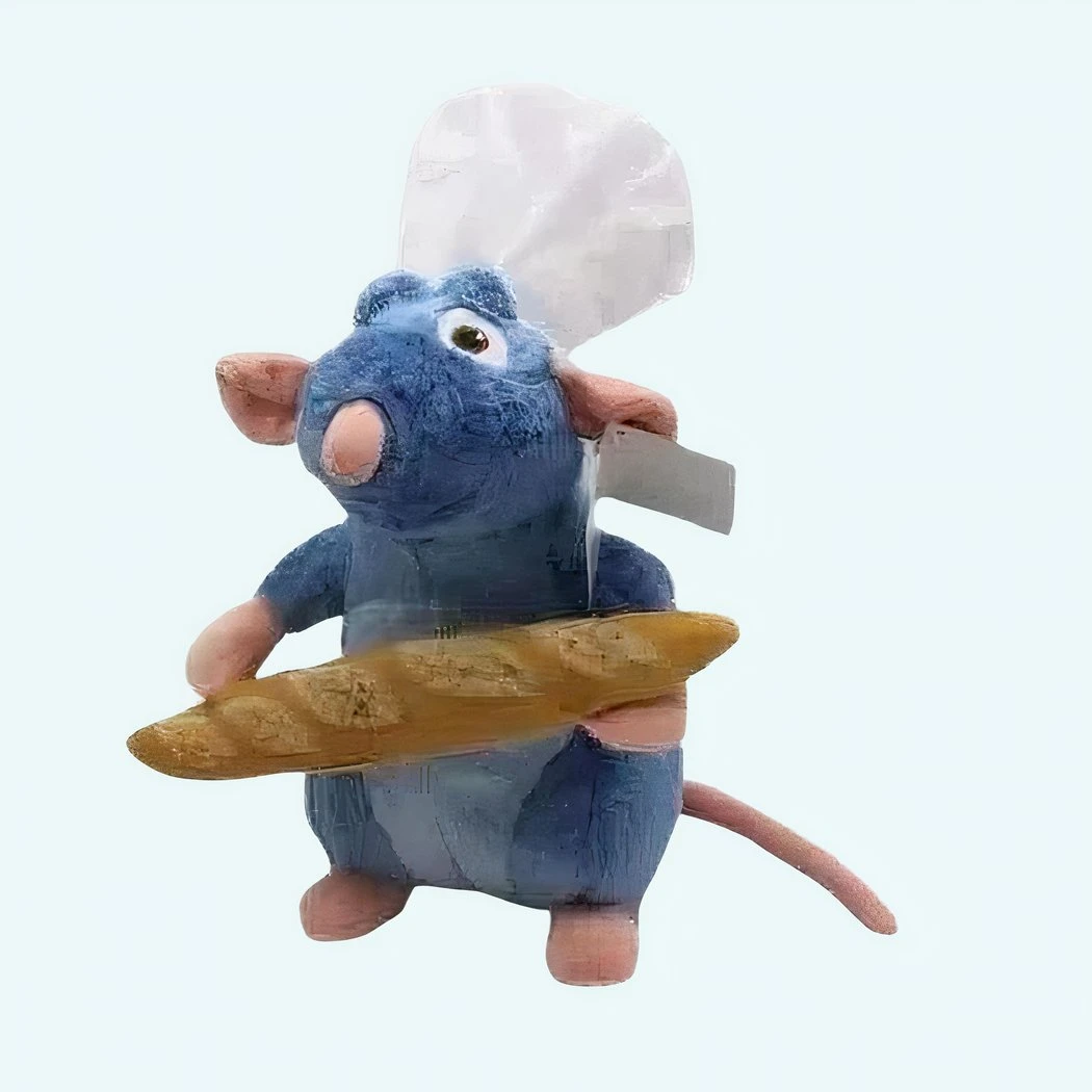 Peluche Ratatouille Avec Une Baguette De Pain 3 Peluche Ratatouille Avec Une Baguette De Pain