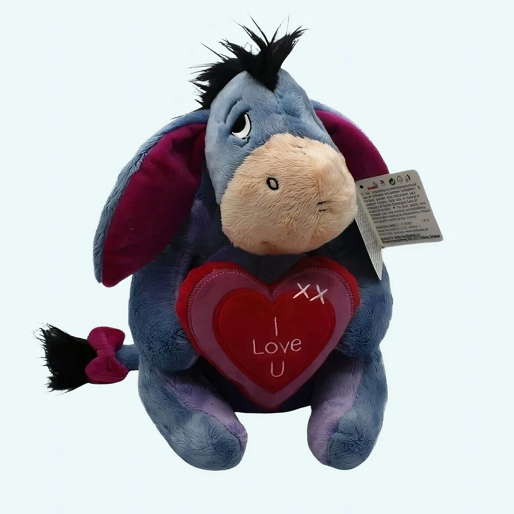Peluche Disney Bourriquet I Love You 3 Peluche Disney Bourriquet I Love You