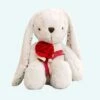 Peluche Géante Lapin Blanc Avec Rose 2 Peluche Géante Lapin Blanc Avec Rose -Ma Pleuche Soldes IMG Peluche geante lapin blanc avec rose 1