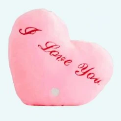Peluche Oreiller Rose I Love You