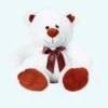 Peluche Ours Blanc Noeud 1 Peluche Ours Blanc Noeud -Ma Pleuche Soldes IMG Peluche ours blanc amour 1
