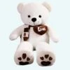 Peluche Ours Blanc Pleine D’amour -Ma Pleuche Soldes IMG Peluche ours blanc pleine 1