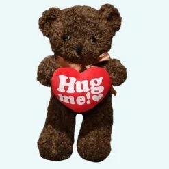 Peluche Ours Brun Gros Câlins