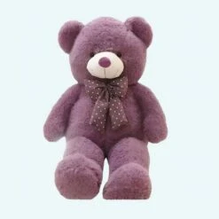 Peluche Ours Géant Violet