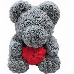 Peluche Ours Roses Grises -Ma Pleuche Soldes IMG Peluche ours roses grises