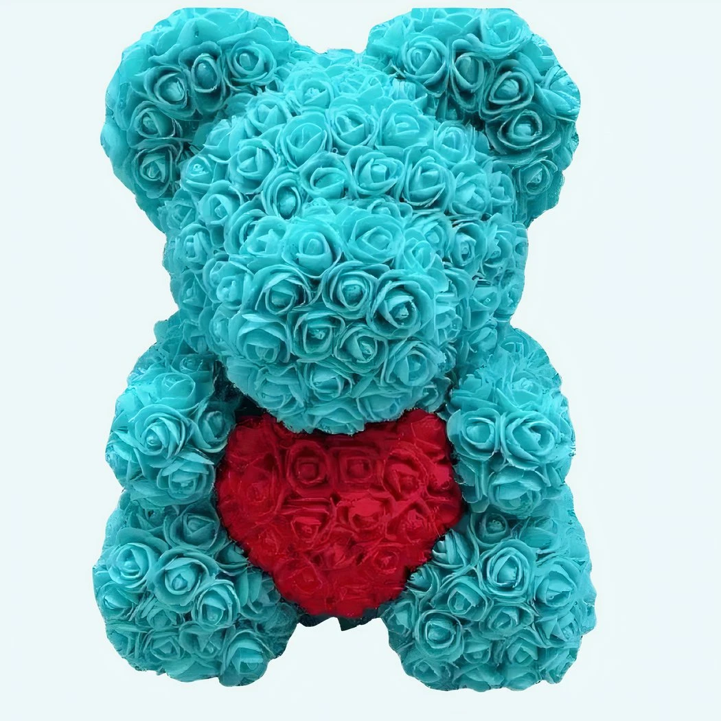 Peluche Ours Roses Turquoises 3 Peluche Ours Roses Turquoises