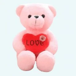 Peluche Ourson Rose Love