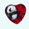 Peluche Panda Coffret Rouge Saint Valentin -Ma Pleuche Soldes IMG Peluche panda coffret rouge Saint Valenti1 1
