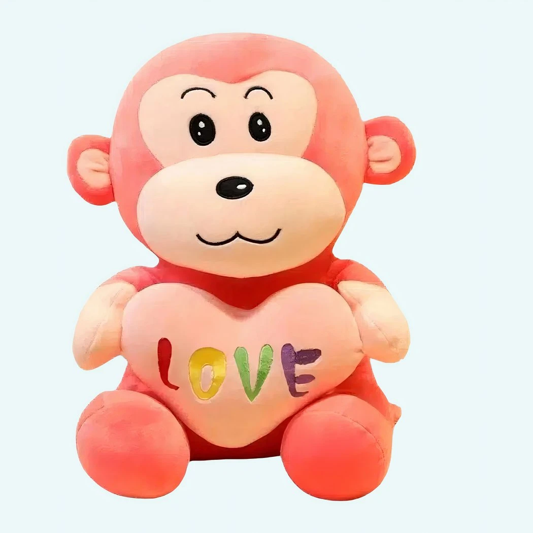 Peluche Singe Avec Cœur 3 Peluche Singe Avec Cœur