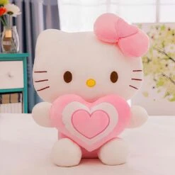 Peluche Hello Kitty Avec Un Cœur 16 Peluche Hello Kitty Avec Un Cœur -Ma Pleuche Soldes IMG Peluche Hello Kitty avec un coeur