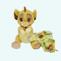Peluche Simba Dans Une Petite Couverture