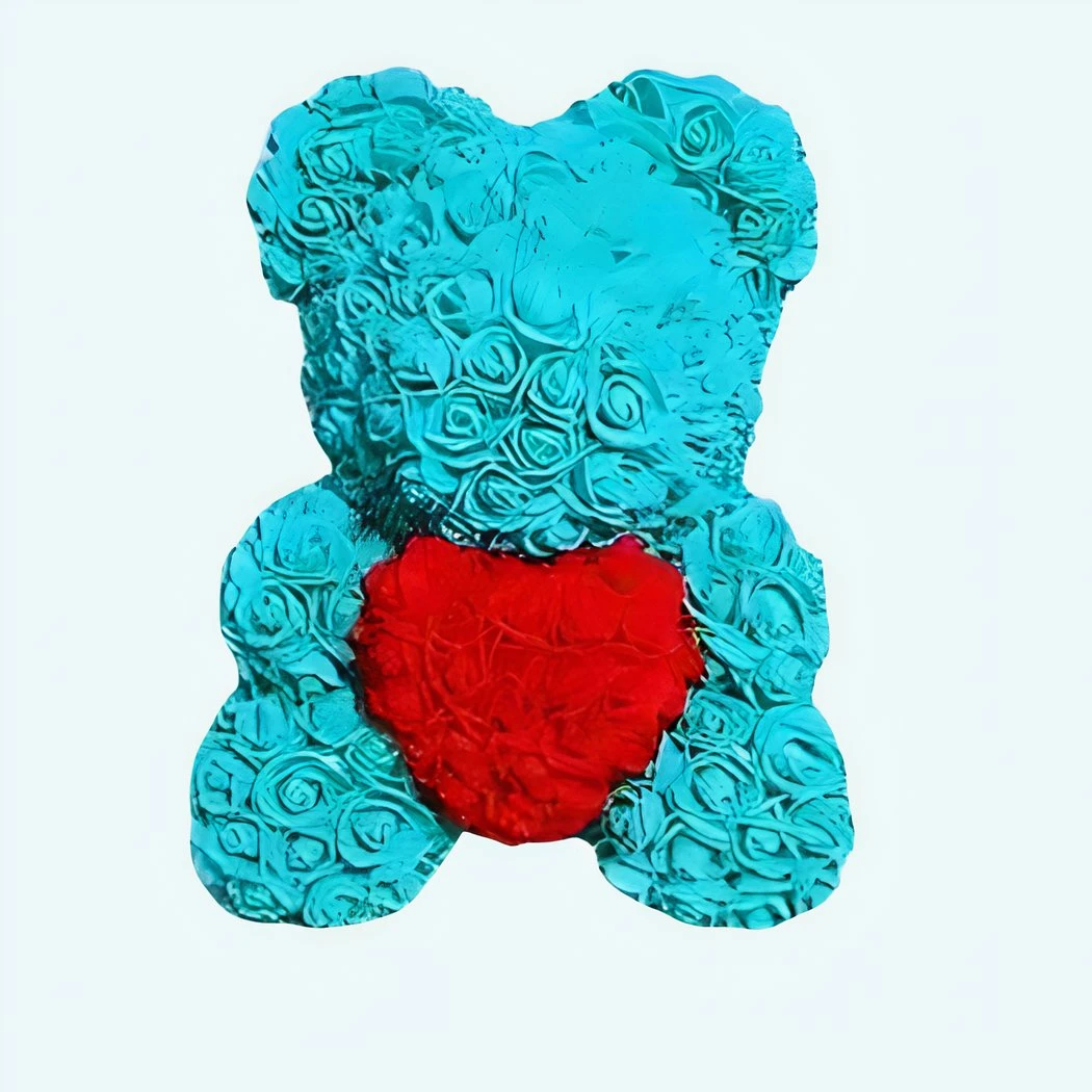 Peluche Ours Roses Turquoises Coffret Collector 3 Peluche Ours Roses Turquoises Coffret Collector
