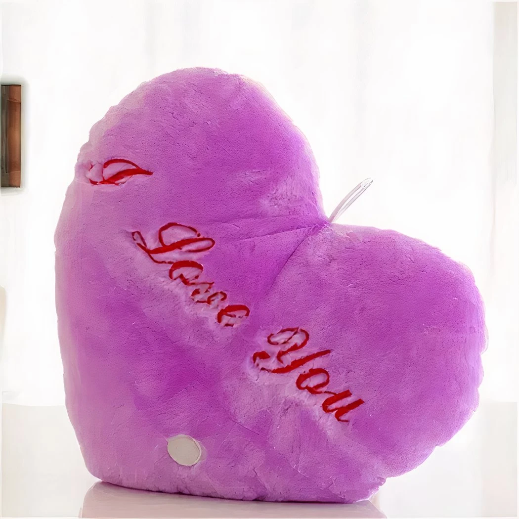 Peluche Oreiller Violet I Love You 4 Peluche Oreiller Violet I Love You – Image 2