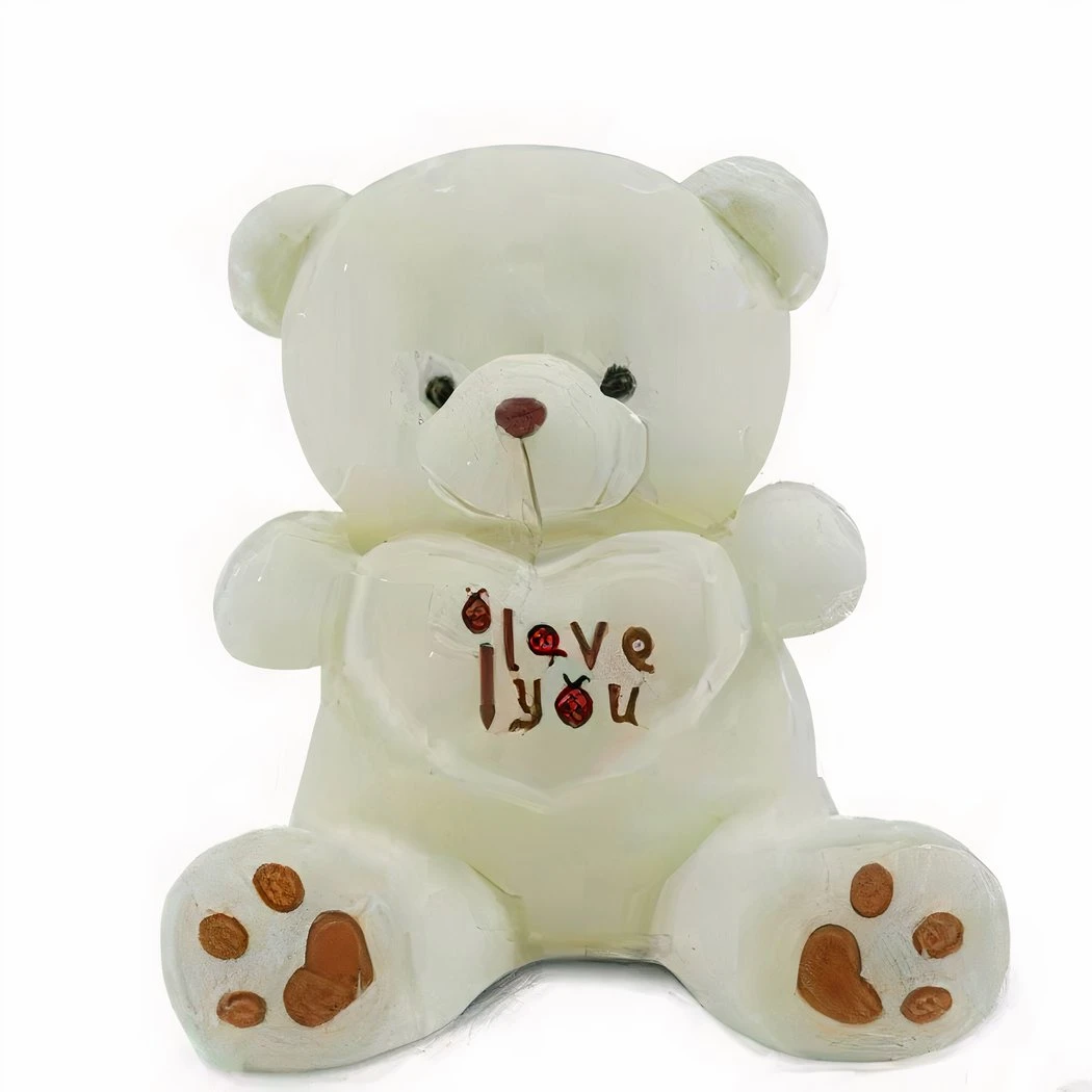 Peluche Ours Blanc I Love You 4 Peluche Ours Blanc I Love You â Image 2