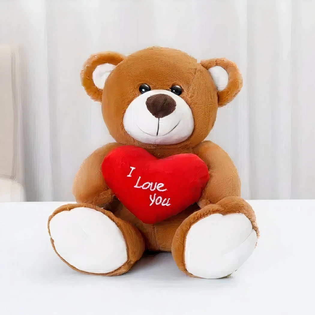 Peluche Ours Brun Amour 4 Peluche Ours Brun Amour – Image 2